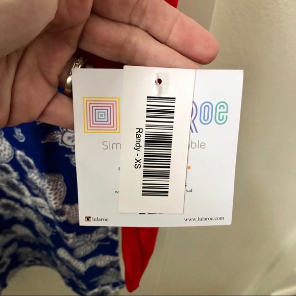 NWT - LuLaRoe Randy Tee - Size XS - Picture 4 of 6